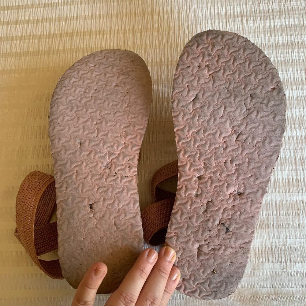 XOXO Blush Pink Platform Sandals Casual Boho Beach Comfort Lightweight Travel - Picture 3 of 3